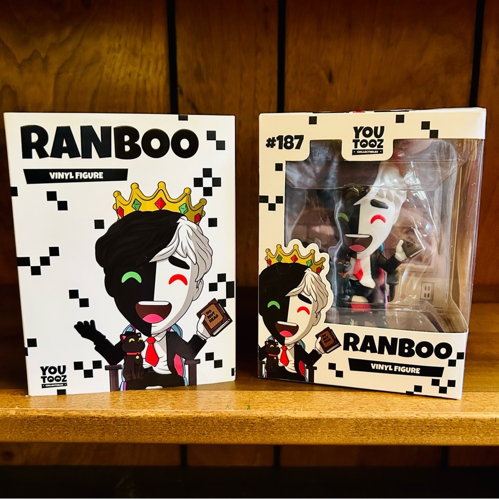 NIB Youtooz #187 Ranboo Youtube 5" Sitting Crown Cat Vinyl Figure NEW IN BOX